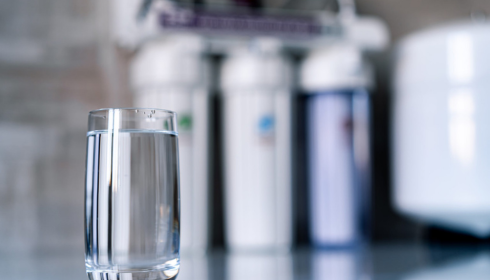 residential water filtration installation
